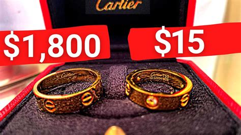 cartier ring dupe amazon|cartier love ring dupe price.